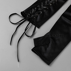 Lange fingerlose Handschuhe aus Polyamid für die Braut&nbsp;AJEW-WH20816-245