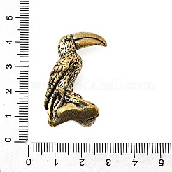 Messing Papagei Miniatur Figuren Statuen für Home Office Desktop Ornament&nbsp;KK-S335-05AB