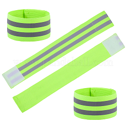 4 pulsera de poliéster que refleja la luz.&nbsp;AJEW-CN0005-23B