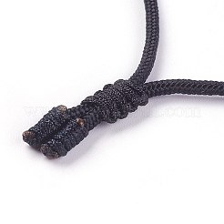 Collares con colgante ajustable de aventurina verde natural&nbsp;NJEW-A125-C02