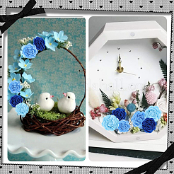 1 Set selbstklebender Rosen-Vliesstoff&nbsp;DIY-SC0032-32A