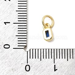 Breloques en laiton avec zircone cubique&nbsp;KK-G554-02D-02