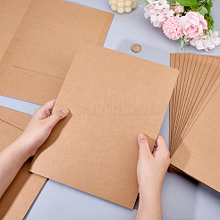 Pochettes rectangulaires en papier kraft pour dossiers&nbsp;AJEW-WH0886-74