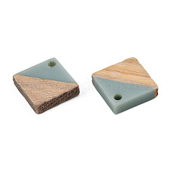 Pendentifs en résine & en bois&nbsp;RESI-S358-31F