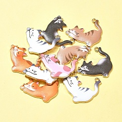 10pcs pendentifs en émail en alliage de placage en rack&nbsp;FIND-FS0002-53A
