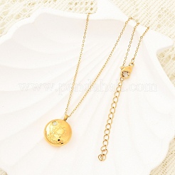 Colliers avec pendentif constellation en acier inoxydable 304 et zircone cubique transparente&nbsp;NJEW-R021-02G-08