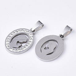 201 Edelstahlanhänger&nbsp;STAS-N089-23P-A
