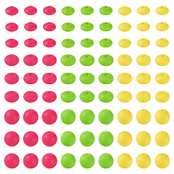 90 pièce de perles focales en silicone rondes et rondelles&nbsp;SIL-TA0003-58