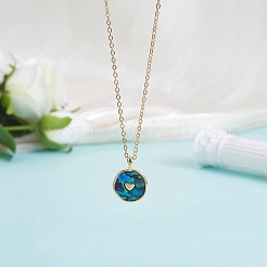 5 Stück natürliche Abalone-Muschel/Paua-Muschel-Anhänger&nbsp;KK-SZ0002-38A