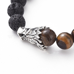 Unisex verstellbare Nylonfaden geflochtene Perlenarmbänder&nbsp;BJEW-JB05010-01