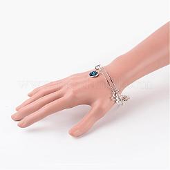 Verstellbare Eisen Armreifen&nbsp;BJEW-JB02395