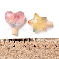 Cabochons en résine transparente&nbsp;CRES-L050-05