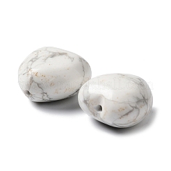 Perle di Howlite naturale&nbsp;G-L583-A02