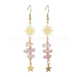 Boucles d'oreilles pendantes en acier inoxydable 304&nbsp;EJEW-JE07301-01