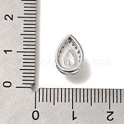 Pendentifs en laiton zircon cubique transparent&nbsp;KK-M301-05P