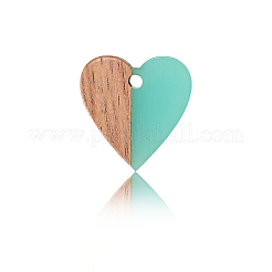 Pendentifs en résine & en bois&nbsp;RESI-CJC0001-19C