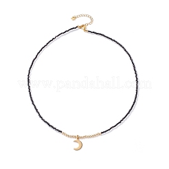 Ensemble de colliers pendentif étoile et lune pour adolescente femme&nbsp;NJEW-JN03738-01