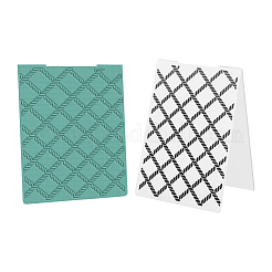 Cartelle di goffratura in plastica&nbsp;DIY-WH0186-10