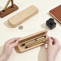 Étui à stylos rectangulaire en bambou&nbsp;AJEW-WH0709-312A