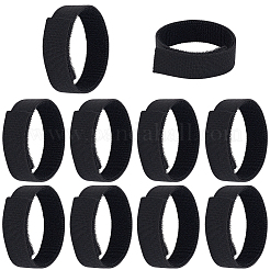 100 Stück Nylon mit elastischen Klettbändern aus Polyester&nbsp;DIY-CN0004-65