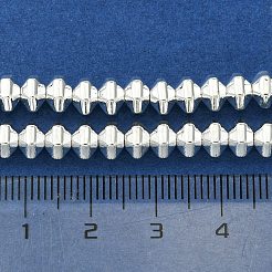 Galvanisierte synthetische nichtmagnetische Hämatitperlenstränge&nbsp;G-H020-G01-04