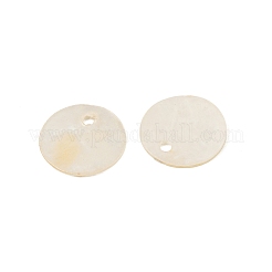 Dijes de disco de concha de capiz natural&nbsp;SHEL-HY0001-20A