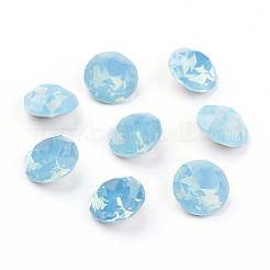 Spitze Rückseite u. Rückseite überzogene k9 Glasrhinestone Cabochons&nbsp;LS-RGLA-J012-10mm-105
