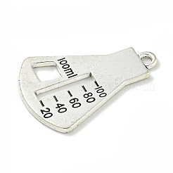Tibetischer stil Aluminium Anhänger & Charms&nbsp;TIBE-I026-5994AS