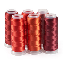 6 Rolle Veloursgarn in 6 Farben&nbsp;AJEW-TA0002-70A