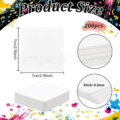 Quadratische leere Grußkarten aus Papier&nbsp;DIY-NB0015-57A