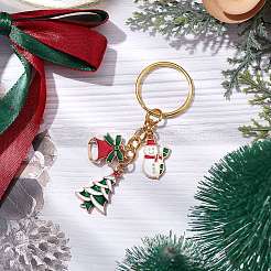 Weihnachtsthema legierung emaille schlüsselanhänger&nbsp;KEYC-JKC00922