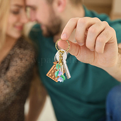 20 portachiavi in vetro 5 colori&nbsp;KEYC-FH00057