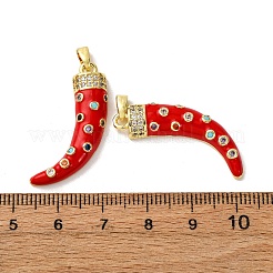 Ottone micro spianare pendenti zirconi&nbsp;KK-F911-28G-01