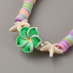 Bracelets extensibles en perles heishi en pâte polymère pour femmes&nbsp;BJEW-WH0023-66