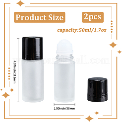 2 Stück leere Parfümflasche aus Milchglas für ätherische Öle&nbsp;MRMJ-GF0001-29B