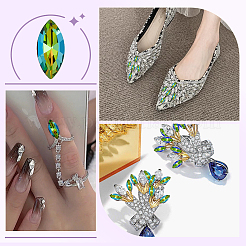 100 Stück Glas-Strass-Cabochons&nbsp;RGLA-FG0001-25A