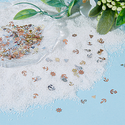 800 Stück Messing-Cabochons mit Ozeanmotiven in 16 Stilen&nbsp;MRMJ-FH0001-22