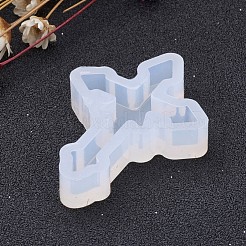 Kreuzform diy Silikonformen&nbsp;AJEW-P035-02