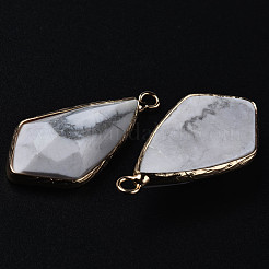 Natürliche howlite Anhänger / charms&nbsp;G-Q998-029C