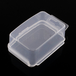 Récipients de stockage de perles en plastique rectangle&nbsp;CON-Q023-27