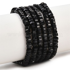 Fili di perline di onice nero naturale&nbsp;G-G345-C37-2x4mm