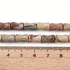 Natürliche Aqua Terra Jaspis Perlen Stränge&nbsp;G-T140-93