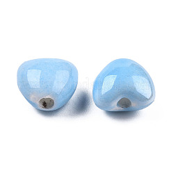 Perle di porcellana fatti a mano pearlized&nbsp;X1-PORC-T007-21-07