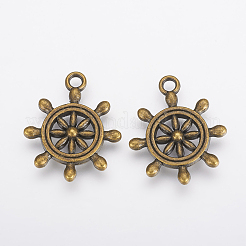 Colgantes de la aleación de estilo tibetano&nbsp;X-TIBEP-A122979-AB-FF