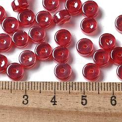 Perles de rocaille en verre lustré de couleurs transparentes&nbsp;SEED-E001-T3x6mm-A02