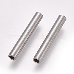 Anlaufgeschützte 304 Edelstahl-Rohrperlen&nbsp;STAS-F224-01P-F