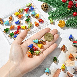 40 Stück 8 Farben handgefertigte Bunte Malerei-Perlen.&nbsp;LAMP-CJ0002-40