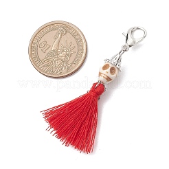 Decorazioni pendenti con nappe in policotone fatte a mano&nbsp;HJEW-JM03835
