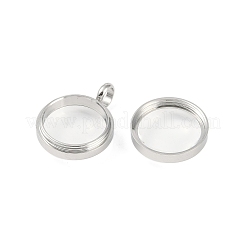 Medaillonanhänger aus Edelstahl 304&nbsp;STAS-S132-15P-04