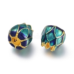 Goldener überzogener Legierung European Beads&nbsp;MPDL-L029-Q02-G